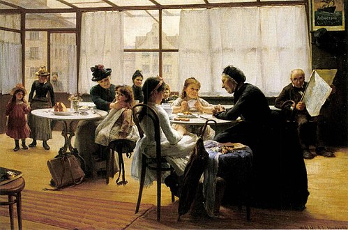 After the Exam, 1890, Artur Lajos Halmi