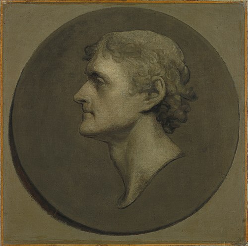 Thomas Jefferson (1743-1826) (The Medallion Portrait), 1805, Gilbert Stuart