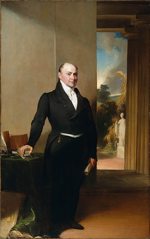 John Quincy Adams (1767-1848), 1827, Gilbert Stuart