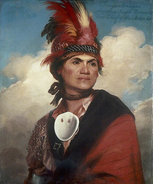 Thayendanegea (Joseph Brant, c.1743–1807), 1785, Gilbert Stuart