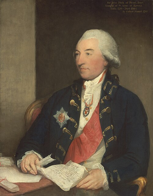 Sir John Dick, 1783, Gilbert Stuart