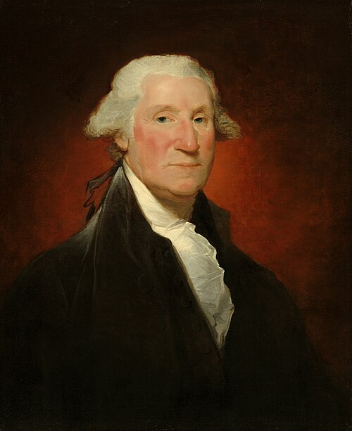 George Washington (Vaughan portrait), 1795, Gilbert Stuart
