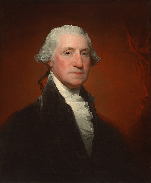 George Washington (Vaughan-Sinclair portrait), 1795, Gilbert Stuart