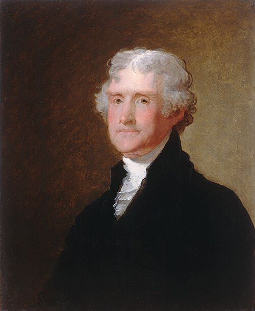 Thomas Jefferson, 1821, Gilbert Stuart