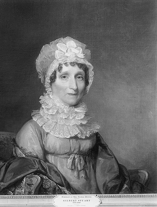 Mrs. Thomas Dennie (Sarah Bryant), 1818, Gilbert Stuart