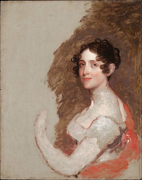 Mrs. Charles Stewart (Delia Tudor), 1815, Gilbert Stuart