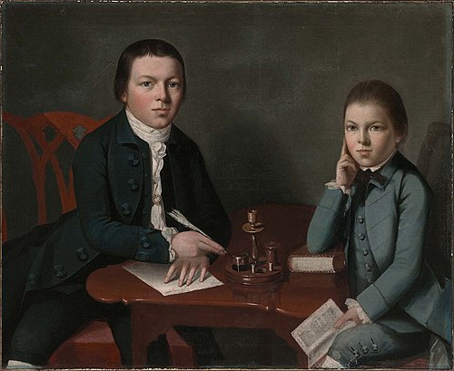 Francis Malbone and his Brother Saunders, 1773, Gilbert Stuart