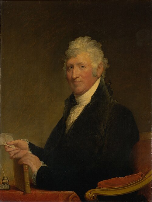 Colonel David Humphreys (1752-1818), B.A. 1771, M.A. 1774, 1809, Gilbert Stuart
