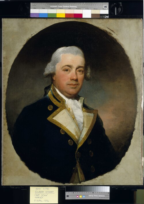 Captain John Harvey, 1740-94, , Gilbert Stuart