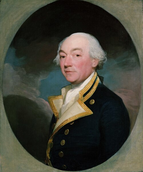 Captain William Locker, 1731-1800, 1785, Gilbert Stuart