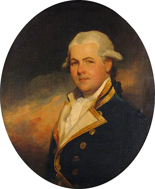 Admiral Charles Morice Pole, Bt (1757-1830), 1786, Gilbert Stuart