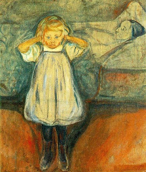 La Mort et l'Enfant, 1899, Edvard Munch