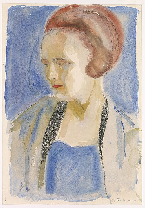 Female Portrait, 1920, Edvard Munch