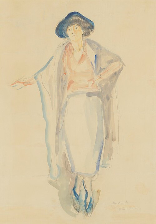 Lali Horstmann, 1921, Edvard Munch