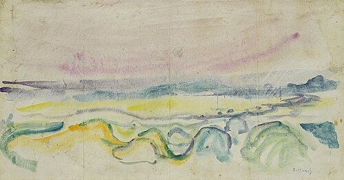 Untitled (Landscape), , Edvard Munch