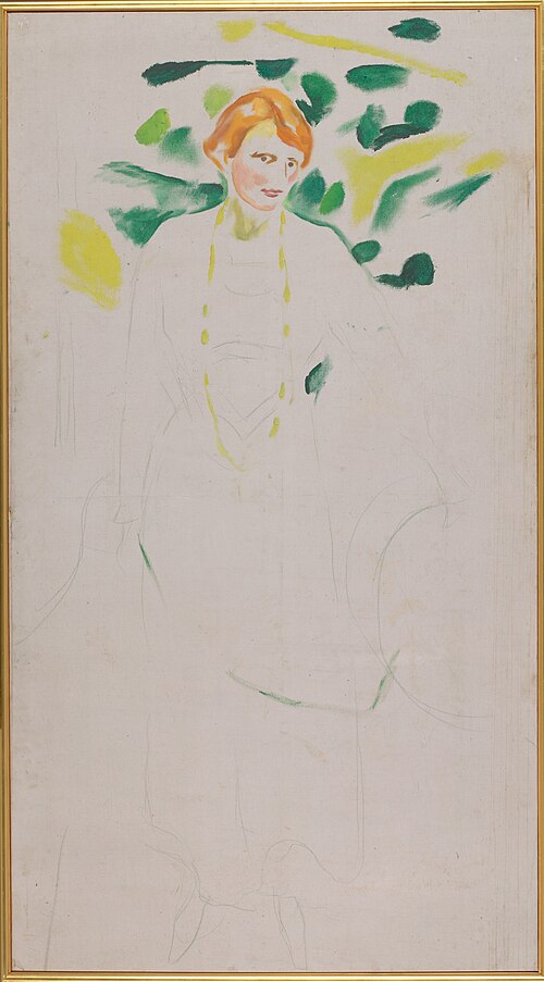 Else Mustad, 1918, Edvard Munch