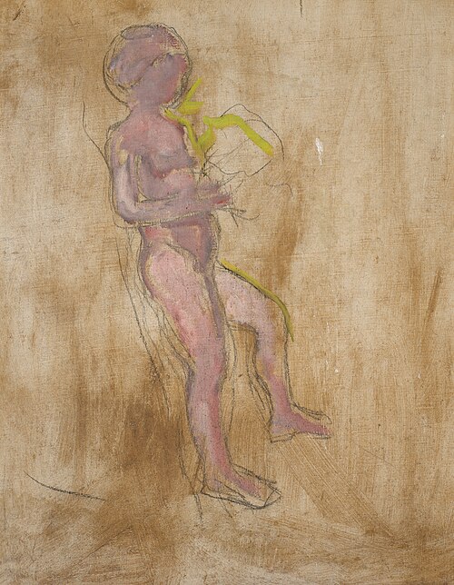 Alma Mater: Fragment with Playing Child, 1910, Edvard Munch
