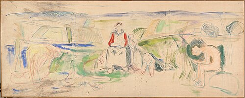 Alma Mater, 1930, Edvard Munch