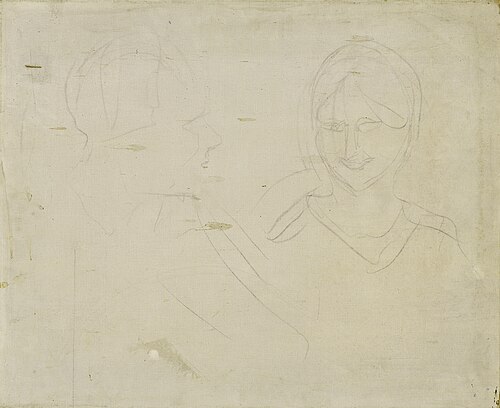 Two Heads, 1920, Edvard Munch