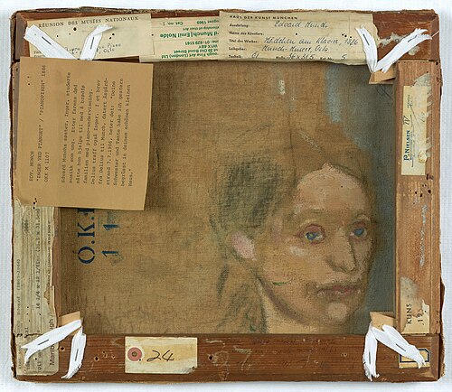 Study of a Head, 1886, Edvard Munch