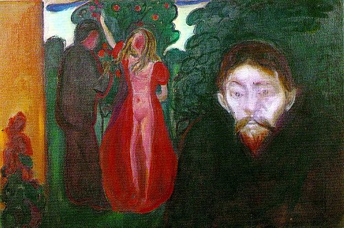 Jalousie, 1895, Edvard Munch