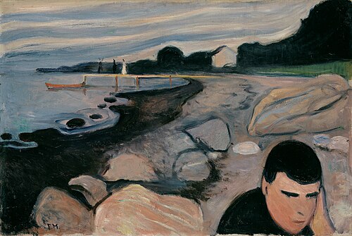 Mélancholie, 1891, Edvard Munch