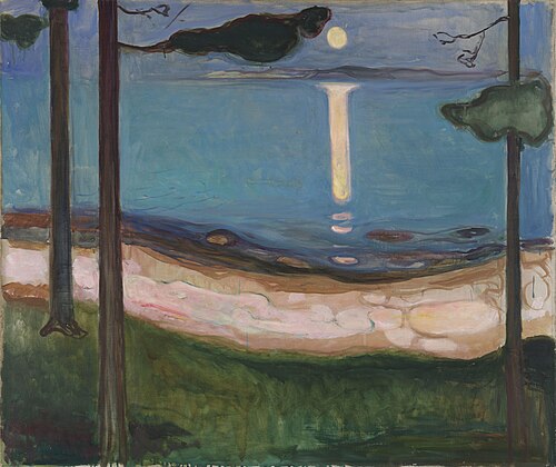 Clair de Lune, 1895, Edvard Munch