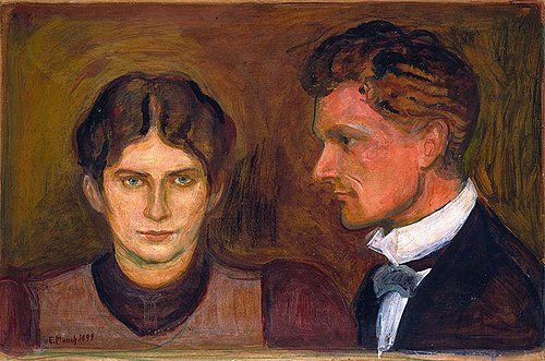 Aase et Harald Nørregaard, 1899, Edvard Munch