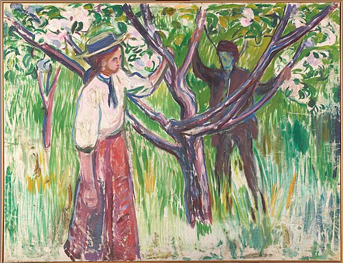 Adam et Ève, 1909, Edvard Munch