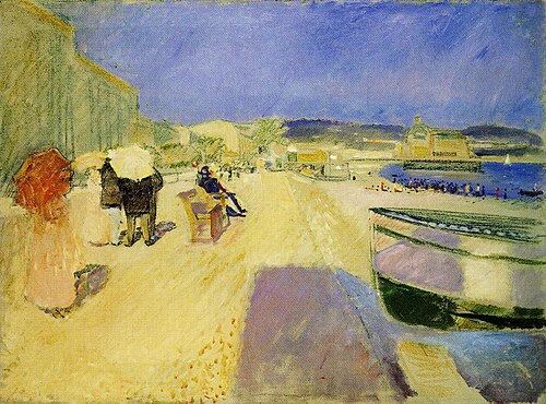 Après-midi sur la promenade des Anglais, 1891, Edvard Munch