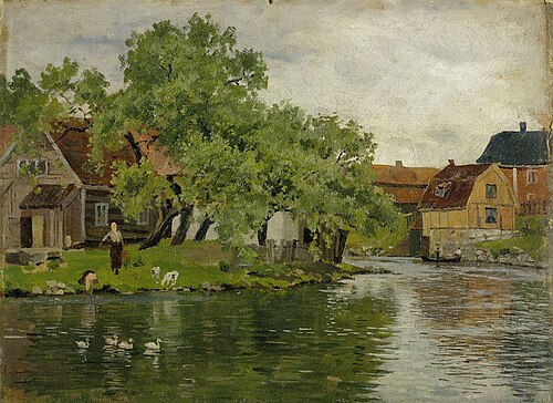L'Akerselva, 1881, Edvard Munch