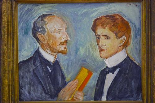 Albert Kollmann et Sten Drewsen, 1902, Edvard Munch