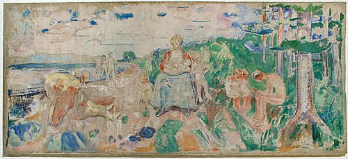 Alma Mater, 1912, Edvard Munch