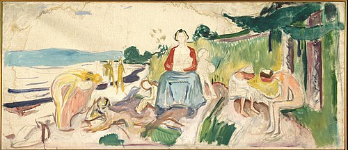 Alma Mater, 1912, Edvard Munch