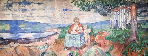 Alma Mater, 1915, Edvard Munch