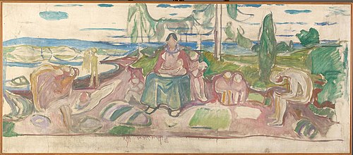 Alma Mater, 1920, Edvard Munch