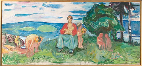 Alma Mater, 1929, Edvard Munch