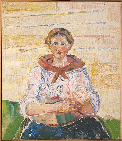 Alma Mater: Figure Study, 1930, Edvard Munch