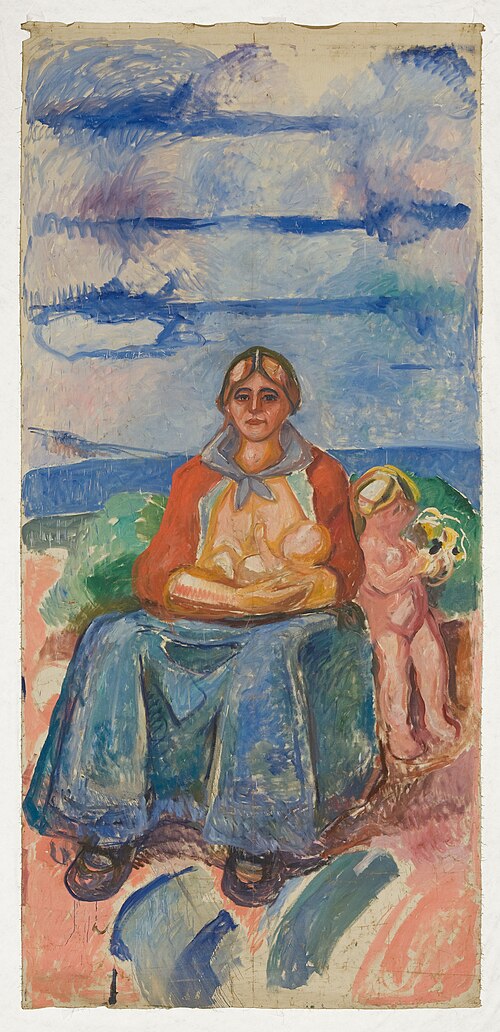 Alma Mater: Middle Part, 1914, Edvard Munch