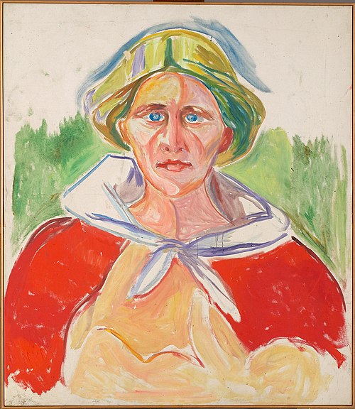 Alma Mater: Portrait Study, 1914, Edvard Munch