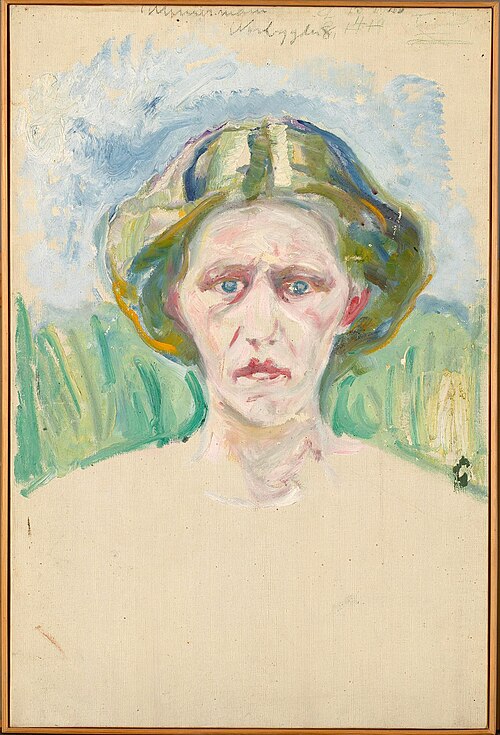 Alma Mater: Portrait Study, 1914, Edvard Munch