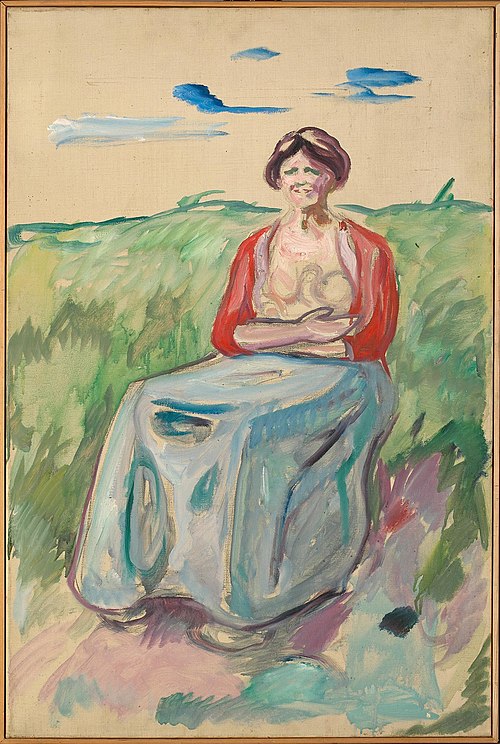 Alma Mater: Study, 1912, Edvard Munch