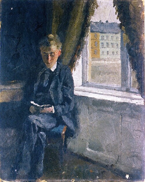Andreas lisant, 1882, Edvard Munch