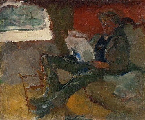 Andreas lisant, 1883, Edvard Munch