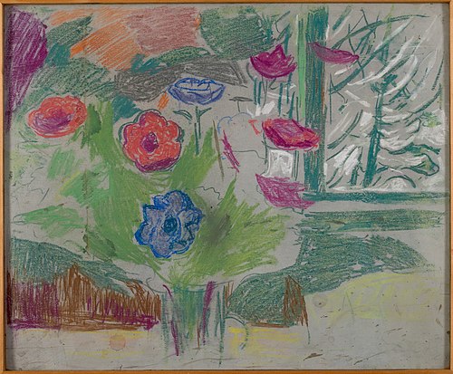 Anemones, 1940, Edvard Munch