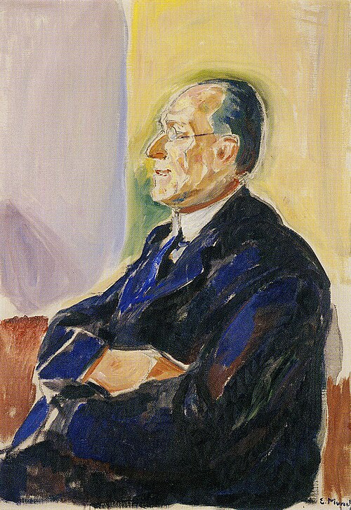 Anton Brünings, 1919, Edvard Munch