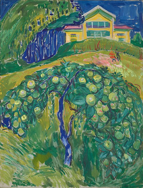 Apple Tree in the Garden, 1932, Edvard Munch