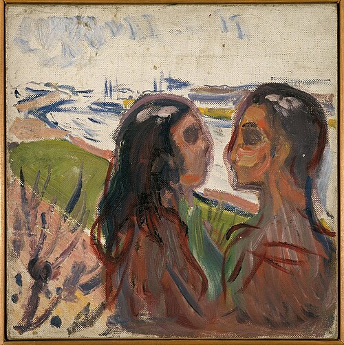 Attraction in the Landscape, 1908, Edvard Munch