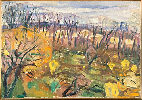 Autumn Colours, 1916, Edvard Munch