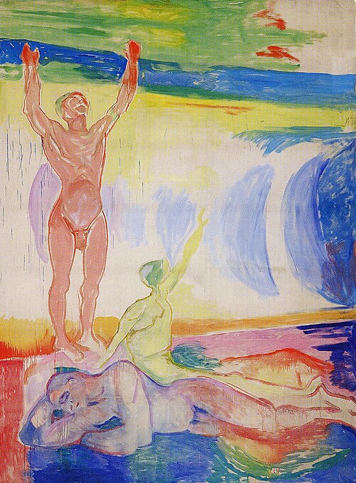 Hommes se réveillant, 1914, Edvard Munch